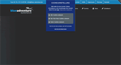 Desktop Screenshot of blue-adventure.de